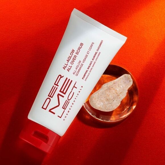 Dermelect All Aglow All Over Scrub multitasking antioxidant exfoliator face/body - Picture 3 of 8